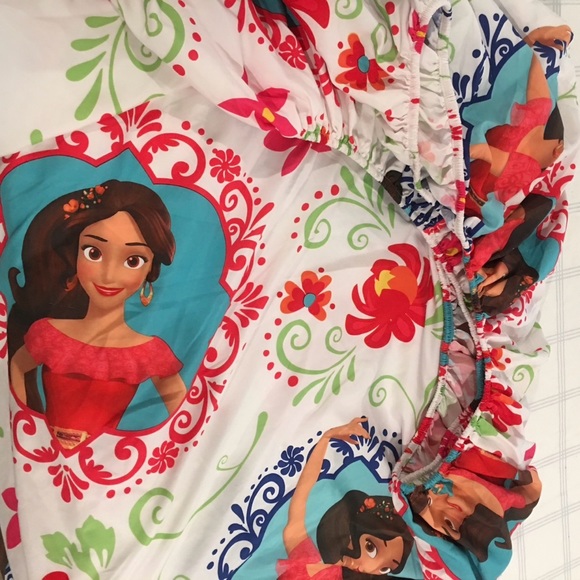 Disney Elena Of Avalor Dancing full fitted sheet deep pocket 14” Like Ne… - Picture 5 of 9